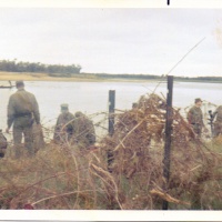 VMO-6 Marines on the Perimeter beind Hanger Area
