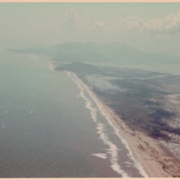 VMO-6 Gunships Flying Along Coast Line to Danang From Quang Tri