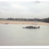 ARVN River Boat on River behind VMO-6 Hanger