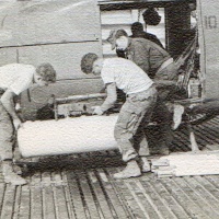 Sgt Lardner inspecting an HTW
