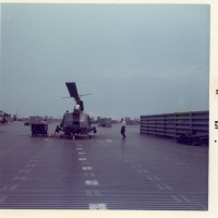 VMO-6 Avi working on a Gunship