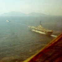 Approach to the boat.
