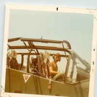 VMO-6 Glenn Smith working on OV-10