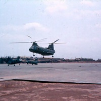 CH-46 Taking Off Ky Ha 1967