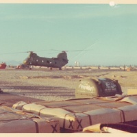 CH-46 Lands Quang Tri Air Base