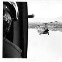 CH-46 over South China Sea