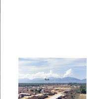 CH-46 over ARVN compound Danang