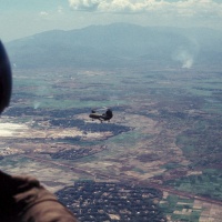 CH-46 in Flight