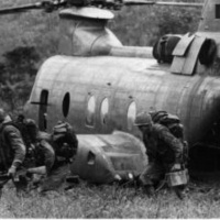 Elephant Valley by a CH-46 helicopter