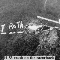 H-53 down on the Razor Back