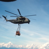 Over the target area- release