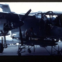 On flight line VMO-2/HML-167