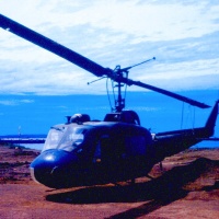 Banged up Huey