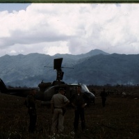 This is a UH-1E in the Ashua Valley.