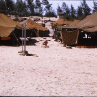 VMA 225 Enlisted Sleeping Tents Sept. 1965