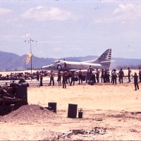 VMA 225 Charlie Echo # 2 BU # 145094 pepares to take off on first mission at Chu Lai June 1