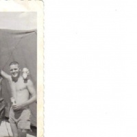 Three Marines from VMA 225 enjoying warm beer at Chu Lai Aug. 1965