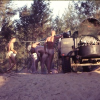 Cold Water Showers at Chu Lai Aug. 1965