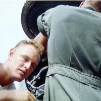 VMA 225 Avionics Techs change Radar on A4C at Chu Lai Aug. 1965