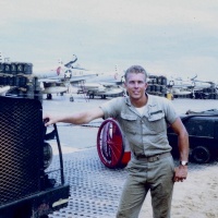 VMA 225 Flight Line Chu Lai Aug. 1965