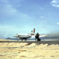 VMA 311 A4E Fires JATO Rockets to Take Off at Chu Lai June 1965
