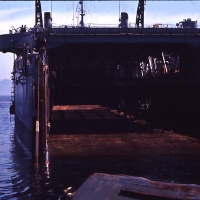 USS Comstock LSD 19 in Iwakuni Harbor