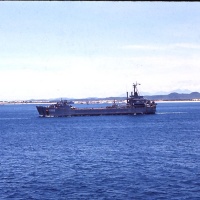 USS Washtenaw County LST 1166 Leaving Chu Lai May 22