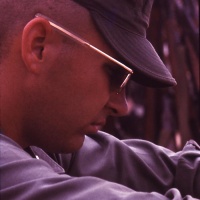 VMA 225 Pilot Lt. Tom Kane from New York awaits the start of USO Show.