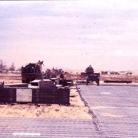 Seabees Building Original SATS Runway at Chu Lai May 1965