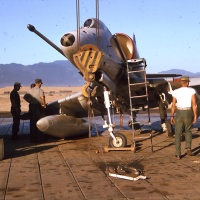 VMA 311 WL 00 Collapsed Landing Gear Chu Lai Sept. 1965