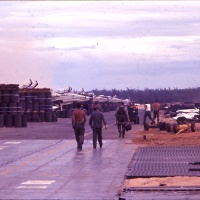 VMA 225 Flight Line Chu Lai Aug. 1965.
