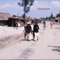 Civilians on road in Ville south west of Chu Lai Sept. 1965.