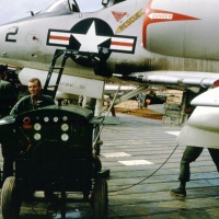 Marines from VMA 225 Preparing A4C Aircraft for First Combat Missions at Chu Lai June 1