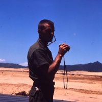 VMA 225 Marine Gy/Sgt. Robert Burroughs NCOIC Flight Equipment on Flight Line Chu Lai