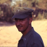 VMA 225 Marine Pilot Lt. Paul Aubrey at Chu Lai; Aug 1965.