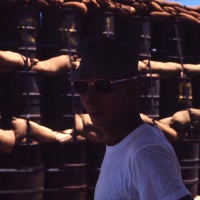 VMA 225 Maint. Chief M/GySgt. John Forward on Flight Line at Chu Lai Aug. 1965