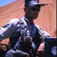 VMA 225 XO Maj. Don Gillum preparing to go on Mission at Chu Lai Aug. 1965.