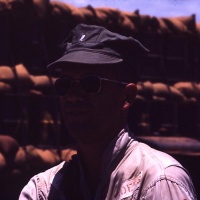 VMA 225 Marine Pilot Jim Saunders at Chu Lai Aug. 1965.