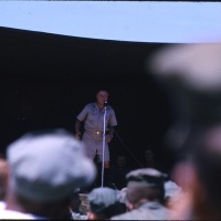 George E. Jessel at USO Show at Chu Lai Aug. 1965