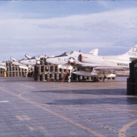 VMA 225 Flight Line Chu Lai Sept. 1965.