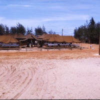 MAG 12 Mess Tents and Chow Hall at Chu Lai Aug. 1965.