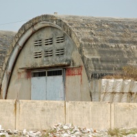 Hangers at Marble Mountain Airfield in Danang April 2008