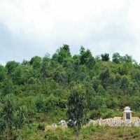 Cemetary at Base of Hill 190