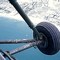 H-34 flying high cover for two F-4s north of DaNang.