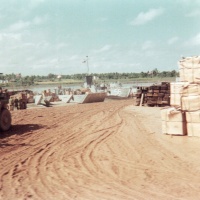 Dong HA Supply Docks on River
