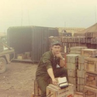 Lt Perry Unruh at US Army Special Forces Camp