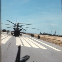 HMH-463 on short MMAF East-West runway to road