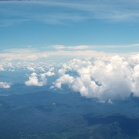 Flying over Ammanese cordillera on HMH-463 Napalm Bomb misson