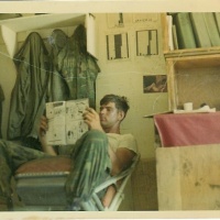 Sgt Donald York HMH-463 GSE shack. 1970-71