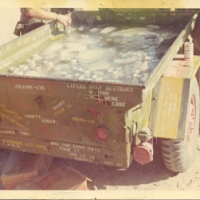 Beer Trailer - Chistmas 1970 at the grass hootch